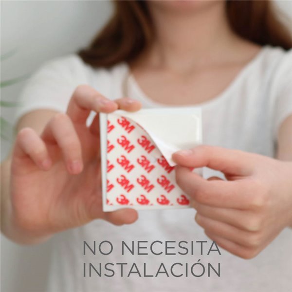 Applique murale sans fil BOX 8 avec accessoire mural magnétique, facile à installer, noire