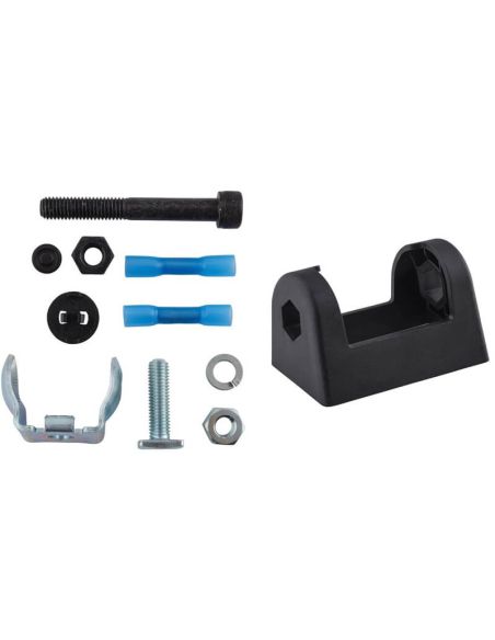 Phare Hybride Halogène/LED HELLA Jumbo 320 24/12V - Rectangulaire - Homologué ECE R7/R112/R10 +6 LED 247x141mm 1FE 008 773-081