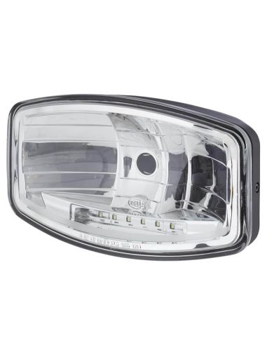 HELLA Jumbo 320 24/12V Farol Híbrido Halogênio/LED - Retangular - Aprovado ECE R7/R112/R10 +6 LEDs 247x141mm 1FE 008 773-081