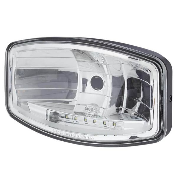 HELLA Jumbo 320 24/12V Farol Híbrido Halogênio/LED - Retangular - Aprovado ECE R7/R112/R10 +6 LEDs 247x141mm 1FE 008 773-081