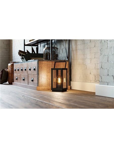 Lámpara de Sobremesa BRADFORD 1 con Diseño de Farol Clásico, E27