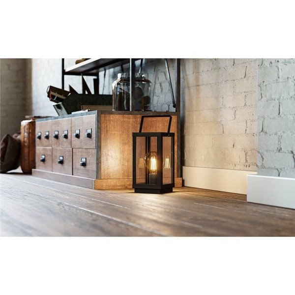 Lámpara de Sobremesa BRADFORD 1 con Diseño de Farol Clásico, E27