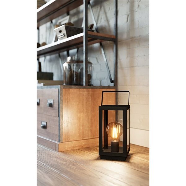 Lámpara de Sobremesa BRADFORD 1 con Diseño de Farol Clásico, E27