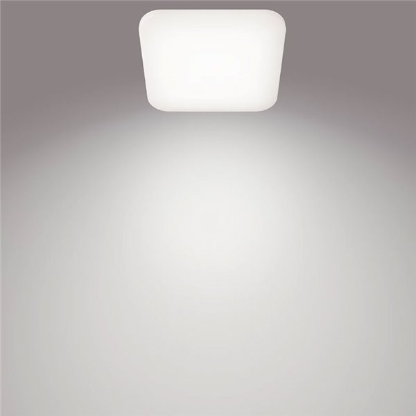 Plafon LED quadrado 17W branco MAUVE 2700K/4000K