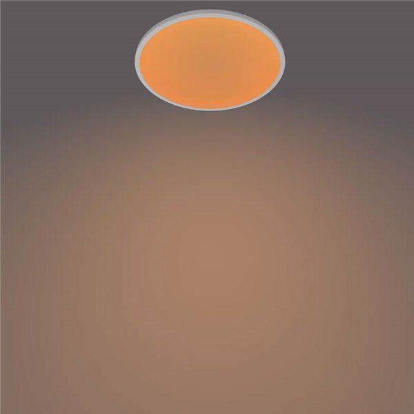 Plafonnier rond SUPERSLIM 15W blanc 2700K/4000K, réglable en intensité