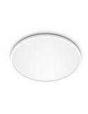 Plafonnier rond SUPERSLIM 15W blanc 2700K/4000K, réglable en intensité