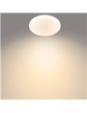 Plafonnier rond SUPERSLIM 15W blanc 2700K/4000K, réglable en intensité