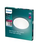 Plafón de techo redondo SUPERSLIM 15W blanco 2700K/4000K, Regulable en intensidad