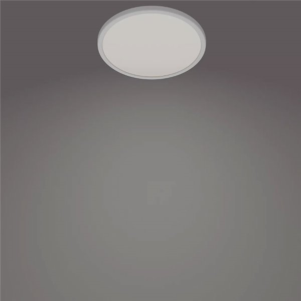 Plafón de techo redondo SUPERSLIM 15W blanco 2700K/4000K, Regulable en intensidad