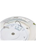 Plafón de techo LED SUPERSLIM 15W negro 2700K (muy cálido), Regulable en intensidad 