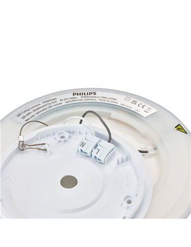 Plafonnier LED SUPERSLIM 15W noir 2700K (très chaud), Réglable en intensité