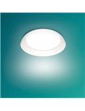 Plafón de Techo LED Ultra Eficiente blanco FLETA 10W, 2700K/4000K