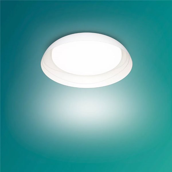 Plafón de Techo LED Ultra Eficiente blanco FLETA 10W, 2700K/4000K