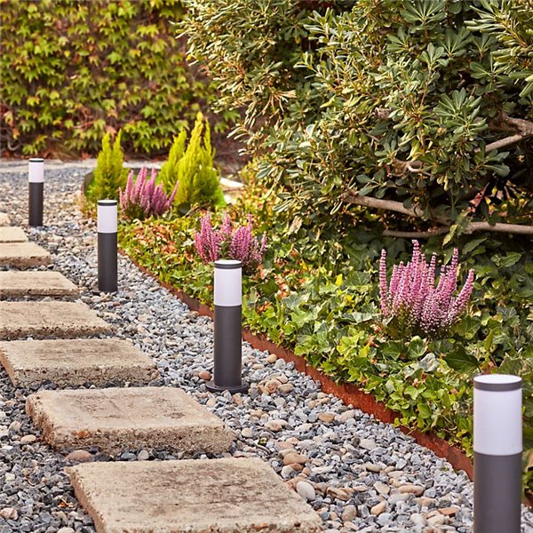 Balise d'extérieur LED pour chemins 6 W 2700K Anthracite, Basse tension étanche