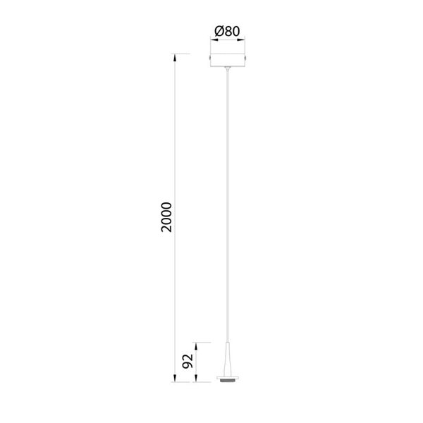 Lámpara Colgante LED de cristal ANDRÓMEDA en forma de lágrima, oro 5W 3000K 500Lm
