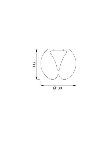 Accesorio bola de Cristal para Lámpara Colgante ANDRÓMEDA 4 Colores