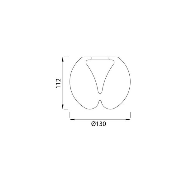 Luminária pendente em formato de bola de cristal Andrômeda (4 cores)