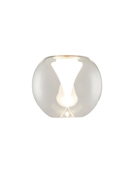 Luminária pendente em formato de bola de cristal Andrômeda (4 cores)