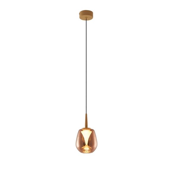 Accesorio bola alargada de Cristal para Lámpara Colgante ANDRÓMEDA 4 Colores