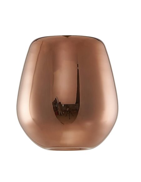 Accesorio bola alargada de Cristal para Lámpara Colgante ANDRÓMEDA 4 Colores