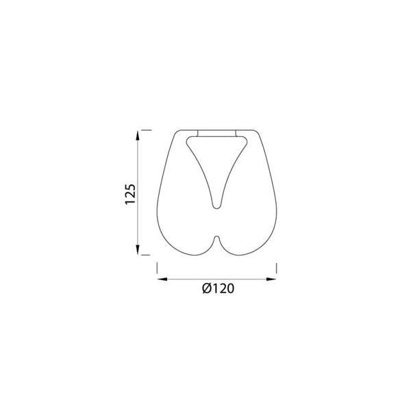 Accesorio bola alargada de Cristal para Lámpara Colgante ANDRÓMEDA 4 Colores
