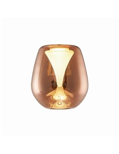 Accesorio bola alargada de Cristal para Lámpara Colgante ANDRÓMEDA 4 Colores