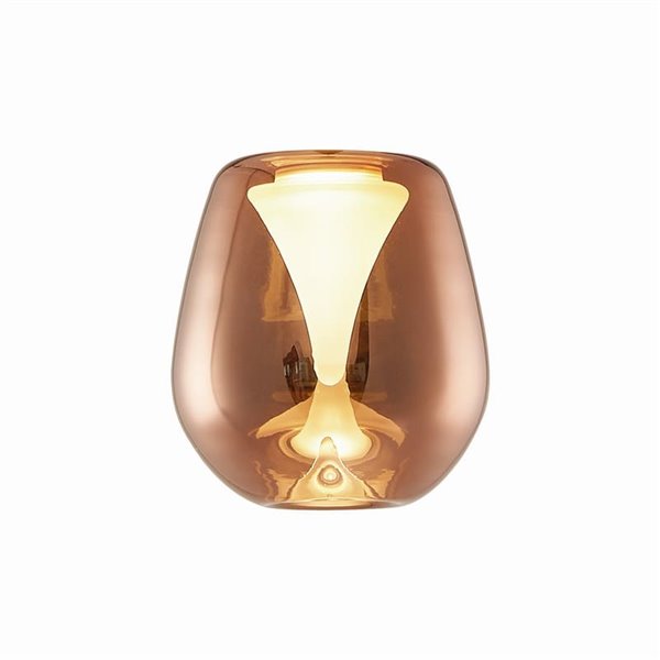 Accesorio bola alargada de Cristal para Lámpara Colgante ANDRÓMEDA 4 Colores