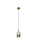 Accesorio bola alargada de Cristal para Lámpara Colgante ANDRÓMEDA 4 Colores