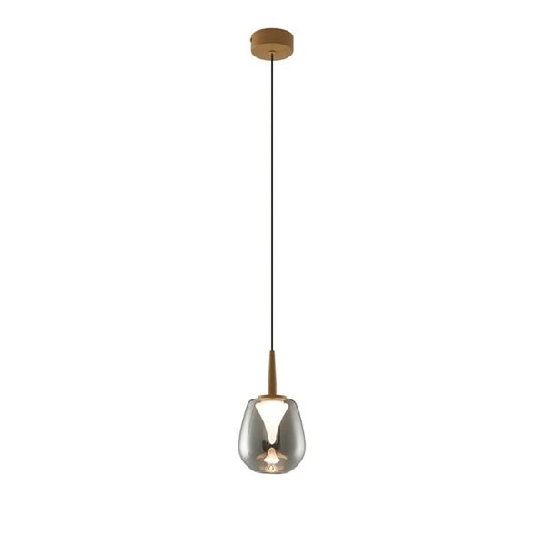 Boule de cristal allongée Andromeda pour suspension, 4 couleurs