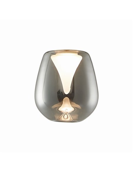 Acessório de bola de cristal alongada Andromeda para luminária pendente, 4 cores