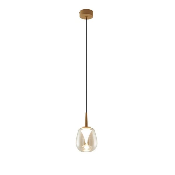 Boule de cristal allongée Andromeda pour suspension, 4 couleurs