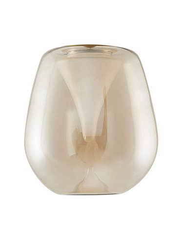 Accesorio bola alargada de Cristal para Lámpara Colgante ANDRÓMEDA 4 Colores