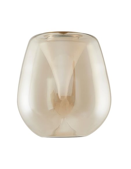 Acessório de bola de cristal alongada Andromeda para luminária pendente, 4 cores