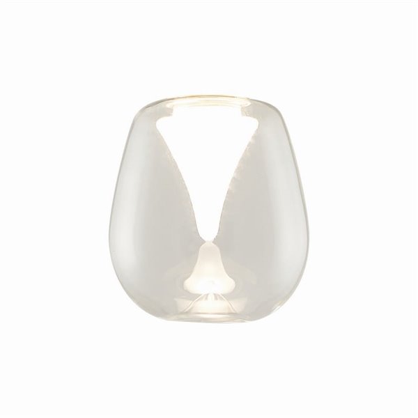 Accesorio bola alargada de Cristal para Lámpara Colgante ANDRÓMEDA 4 Colores