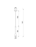 Lámpara Colgante LED FUGAZ con iluminación vertical 7W 3000K 960Lm Blanco