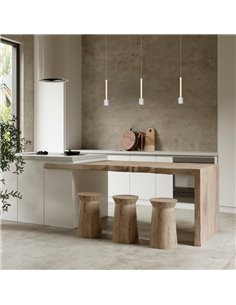 FUGAZ Candeeiro suspenso LED com iluminação vertical 7W 3000K 960Lm Branco 2