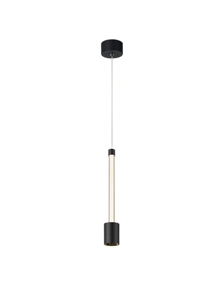 Lámpara Colgante LED FUGAZ con iluminación vertical 7W 3000K 960Lm Negro