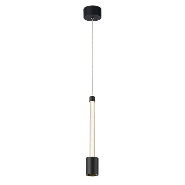 Lámpara Colgante LED FUGAZ con iluminación vertical 7W 3000K 960Lm Negro