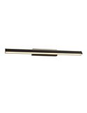 Aplique de Pared LED LINEAL con luz arriiba y abajo, 22W 3000K negro