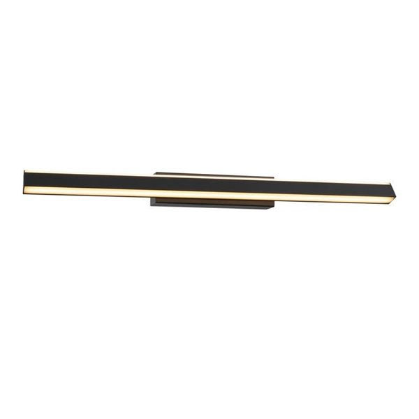 Aplique de Pared LED LINEAL con luz arriiba y abajo, 22W 3000K negro