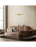 Aplique de Pared LED LINEAL con luz arriiba y abajo, 22W 3000K negro