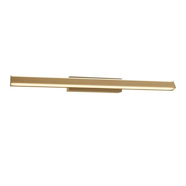 Aplique LED de Pared LINEAL oro, con luz arriiba y abajo, 22W 3000K