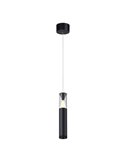 Lámpara Colgante LED negro SPARK con Detalle Triangular Iluminado, 7W 3000K 1000Lm