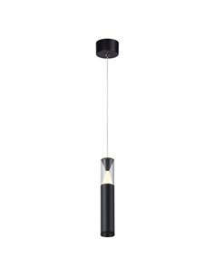 Lámpara Colgante LED negro SPARK con Detalle Triangular Iluminado, 7W 3000K 1000Lm
