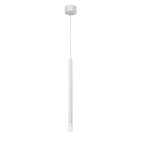 Lámpara de techo Colgante LED minimalista MOANA con detalle iluminado 7W 3000K Blanco