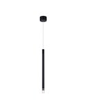 Lámpara de techo Colgante LED minimalista MOANA con detalle iluminado 7W 3000K negro