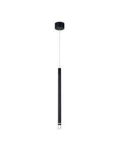 Lámpara de techo Colgante LED minimalista MOANA con detalle iluminado 7W 3000K negro