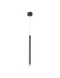 Lámpara de techo Colgante LED minimalista MOANA con detalle iluminado 7W 3000K gris oscuro