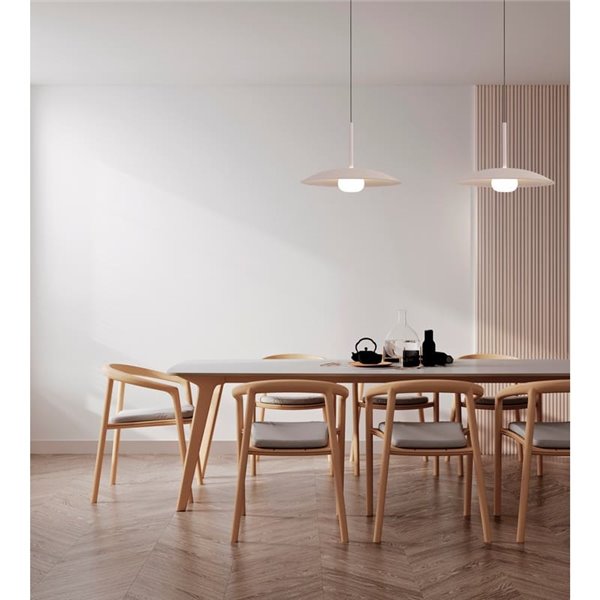Lámpara Colgante LED regulable en altura LIDIA 12W 3000K Negro