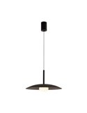 Lámpara Colgante LED regulable en altura LIDIA 12W 3000K Negro